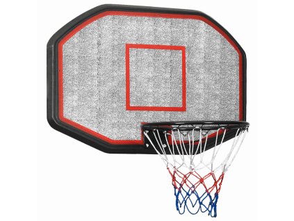 Basketbalový koš černý 109 x 71 x 3 cm polyethylen 93665