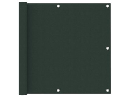 Balkónová zástěna tmavě zelená 90 x 300 cm oxfordská látka 135000