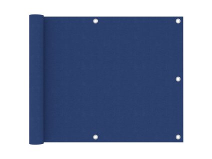 Balkónová zástěna modrá 75 x 400 cm oxfordská látka 135009