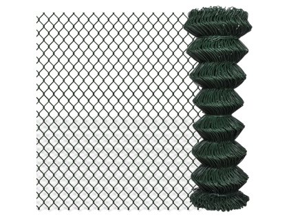 Drátěné pletivo ocel 1,25 x 15 m zelené 140345