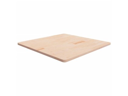 Čtvercová stolní deska 90x90x2,5 cm masivní dub bez úprav 342933