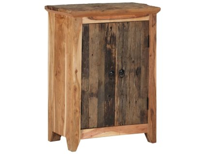Příborník 55 x 33 x 75 cm masivní akácie a recyklované dřevo 351601