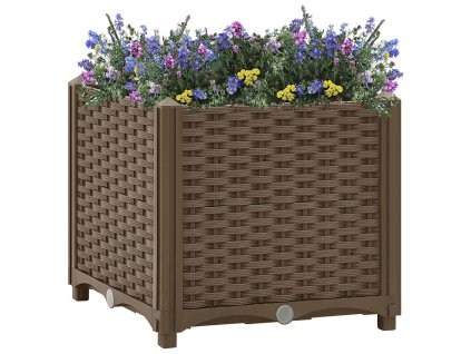 Vyvýšený záhon 40 x 40 x 38 cm polypropylen 316515