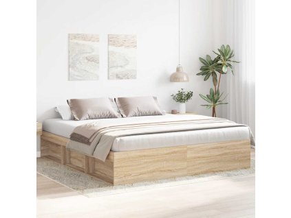 Rám postele dub sonoma 200 x 200 cm 3203889