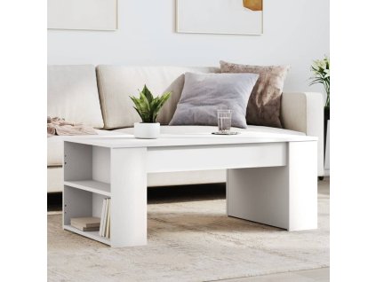 Konferenční stolek bílý 102 x 55 x 42 cm kompozitní dřevo 831853