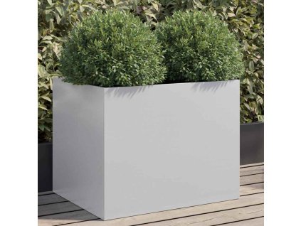 Truhlík stříbrný 62 x 47 x 46 cm pozinkovaná ocel 841606