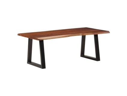 Konferenční stolek medově hnědý 110 x 55 x 40 cm masivní akácie 374950