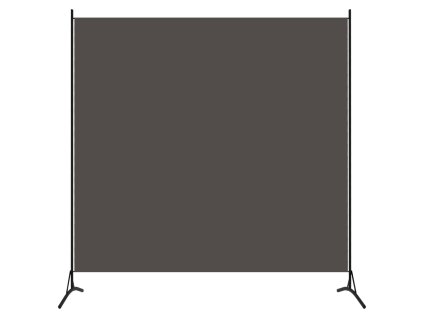 Paraván antracitový 175 x 180 cm textil 320737