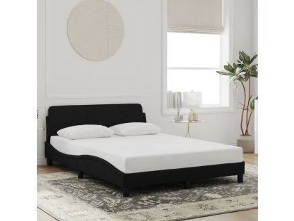 Rám postele Dover černý 120 x 200 cm samet 373154