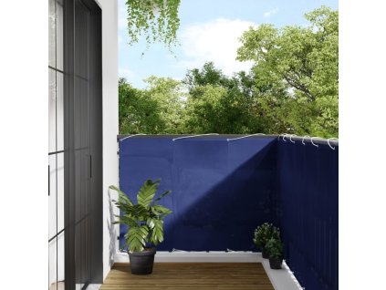 Balkonová zástěna modrá 120 x 800 cm 100% polyester oxford 4000292