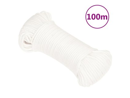 Lodní lano celobílé 3 mm 100 m polypropylen 152536