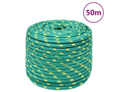 Lodní lano zelené 14 mm 50 m polypropylen 152728