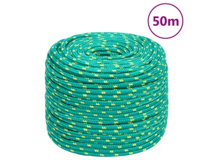 Lodní lano zelené 6 mm 50 m polypropylen 152709
