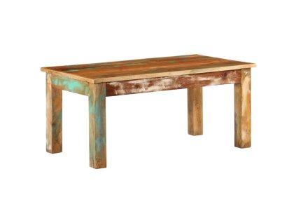 Konferenční stolek 100 x 55 x 40 cm masivní recyklované dřevo 352017