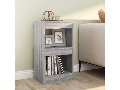 Knihovna / dělicí stěna šedá sonoma 40 x 30 x 72 cm 813585