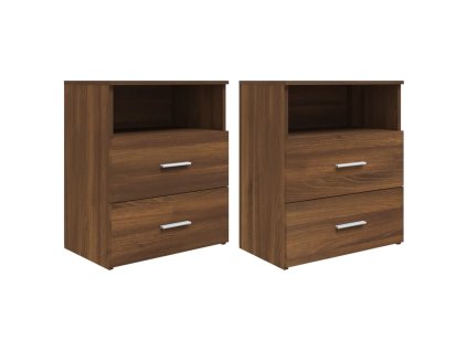 Noční stolky 2 ks hnědý dub 50 x 32 x 60 cm 815863