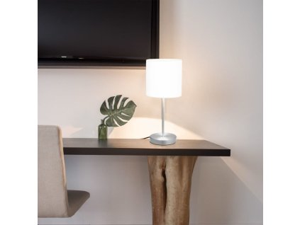 Stolní lampy 2 ks dotykové tlačítko bílé E14 51038