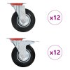 24 ks otočná kolečka 125 mm 278024