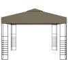 Zahradní altán 3 x 3 m taupe 180 g/m² 312228