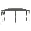 Altán s krytými sloupky 2,98 x 5,3 x 2,59m antracitový 160 g/m² 313619