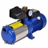 Proudové čerpadlo s manometrem 1 300 W 5 100 l/h modré 141599