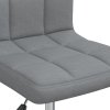 Otočná kancelářská židle světle šedá textil 334313
