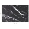 Stolní deska černá 100x62 cm 8 mm tvrzené sklo mramorový design 322275