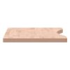 Deska psacího stolu 80 x (36–40) x 2,5 cm masivní bukové dřevo 356038