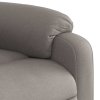 Polohovací křeslo taupe textil 373418