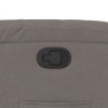 Polohovací křeslo taupe textil 373418