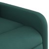 Zvedací polohovací křeslo tmavě zelené textil 3206801