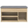 Lavice s botníkem dub sonoma 82 x 32 x 45,5 cm kompozitní dřevo 835028