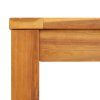 Zahradní jídelní stůl 110 x 55 x 75 cm masivní akáciové dřevo 366368