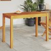 Zahradní jídelní stůl 110 x 55 x 75 cm masivní akáciové dřevo 366368