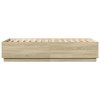Rám postele s LED osvětlením dub sonoma 75 x 190 cm kompozit 3209669