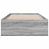 Rám postele se zásuvkami šedý sonoma 75x190 cm kompozitní dřevo 3280445
