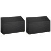 Plachty na zahradní lavice 2 ks 8 oček 190 x 70 x 70/88 cm PE 3155391