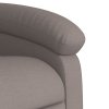 Elektrické zvedací polohovací křeslo taupe textil 3204010