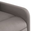 Elektrické zvedací polohovací křeslo taupe textil 3206820
