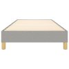 Rám postele s boxspringem světle šedá 80 x 200 cm textil 3120566