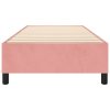 Rám postele s boxspringem růžový 90 x 200 cm samet 3121101