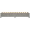 Rám postele s boxspringem světle šedá 90 x 190 cm samet 3121090