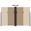 Zatahovací boční markýza taupe 220 x 1 000 cm 4004784