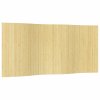 Paraván světle přírodní 165 x 400 cm bambus 377000