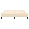 Rám postele s boxspringem krémový 140 x 190 cm textil 3120513