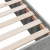 Rám postele betonově šedý 100 x 200 cm kompozitní dřevo 3280961