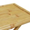 Skládací zahradní stůl 115 x 55 x 75 cm bambus 365879