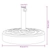Stojan na slunečník pro tyč Ø 38 / 48 mm 25 kg kruhový 4007978