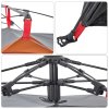 Kempingový stan kupole pro 2 šedý a oranžový rychloupínací 4004191