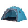 Kempingový stan kupole pro 4 osoby modrý rychloupínací 4004243